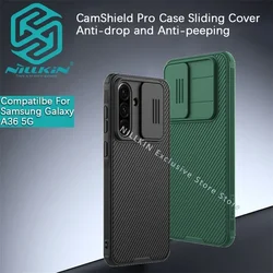 Nillkin CamShield Pro Case with Sliding Camera Cover - Enhanced Phone Protection - Green (FOR Galaxy A26)