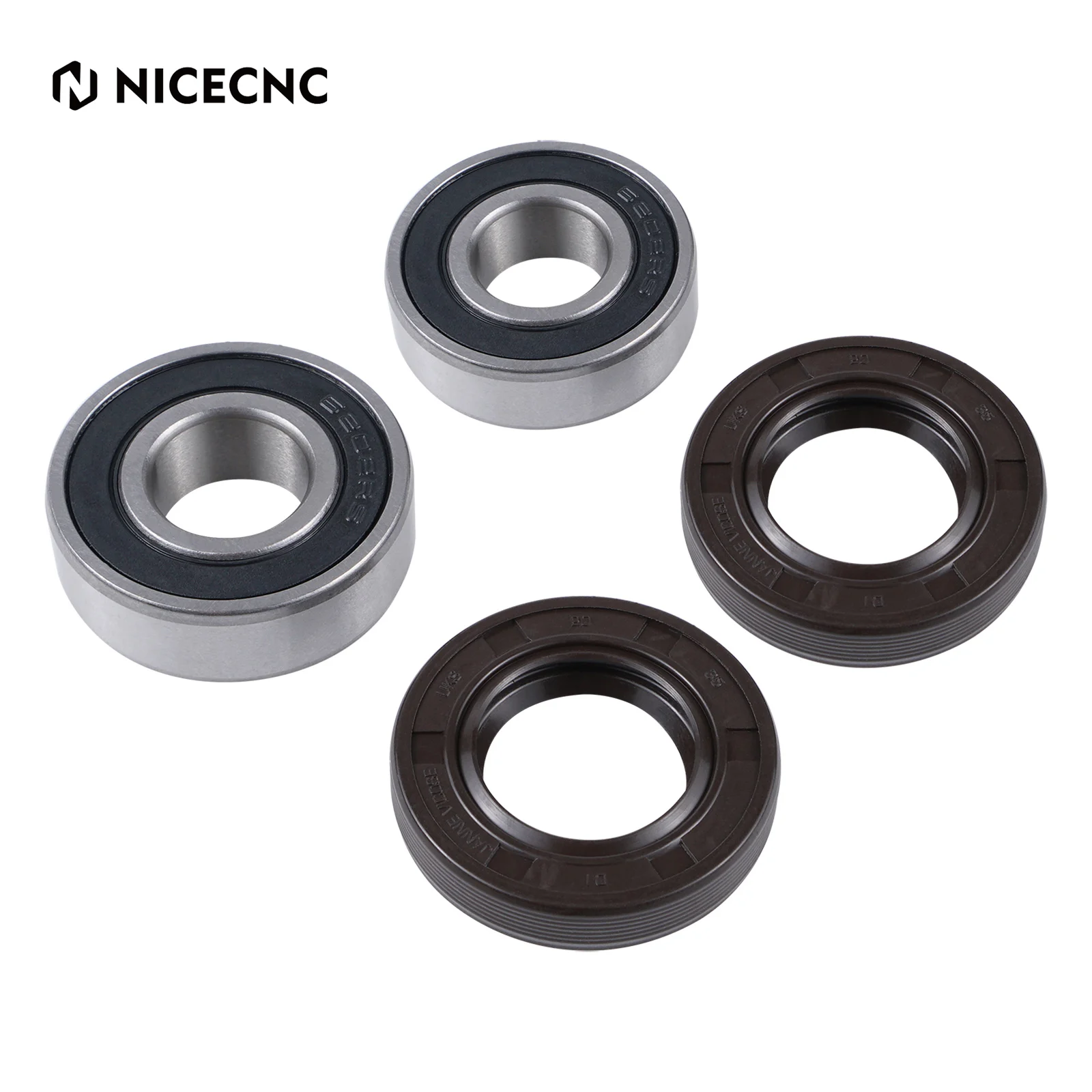 NiceCNCMotocrossRearWheelHubBearingOilSealKitForYamahaYZ65