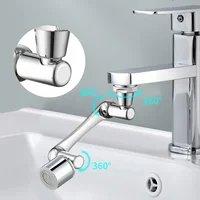 1080° Degree Faucet Extender Adapter Robotic Arm Tap Extension 2 Mode Aerator Sprayer Head Bubbler for Kitchen Tap Accessories 2