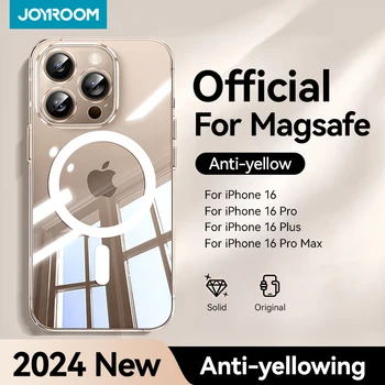 Joyroom For iPhone 16 Pro Max Magnetic Case Slim Thin Transparent Phone Case Cover For iPhone 16 Wireless Charger Magnet Cover 1