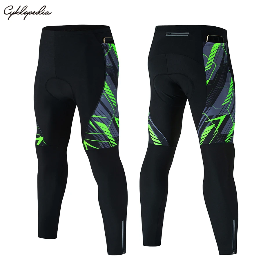 3 Pockets Bicycle Clothing Road Bike Men Pants MTB Racing Long Pants