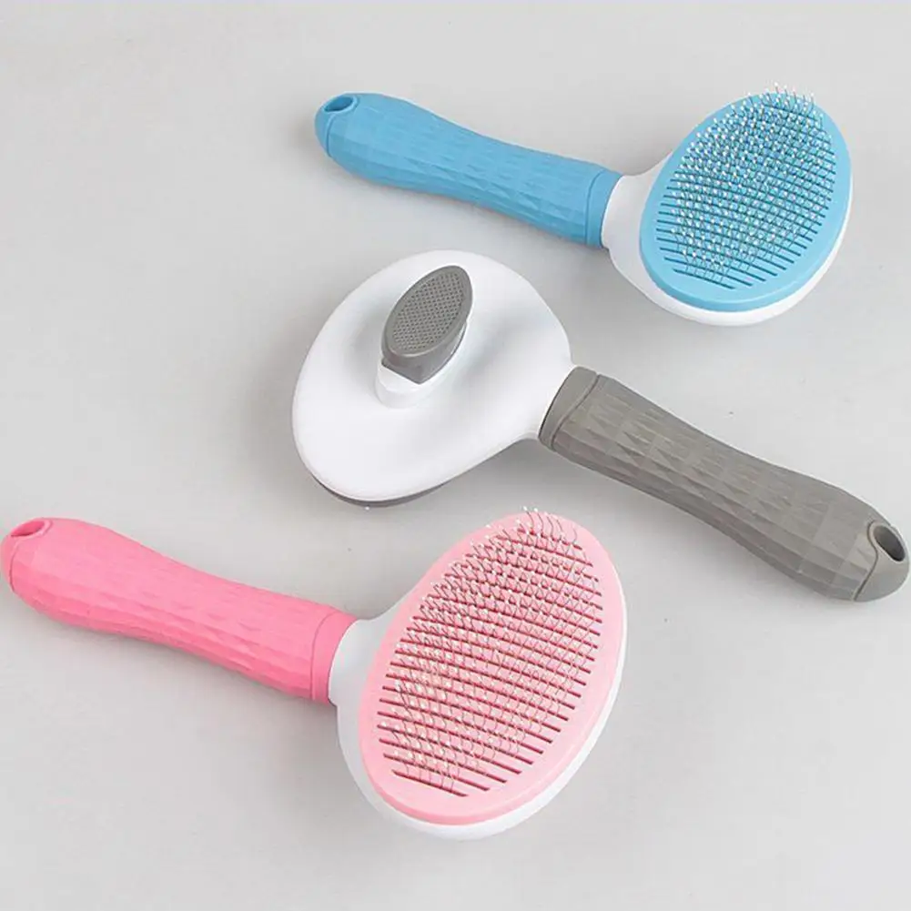 Escova removedora de pelos para cães e gatos, acessórios para animais de estimação, ferramentas de beleza, pente para gatos para remover pelos, suprimentos_voghion.com