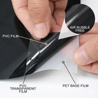 Ultra Gloss PET Piano Black Vinyl Wrap Film Sticker Auto Decoration Accessories Glossy Black Self Adhesive Vinyl Bubble Air Free 6