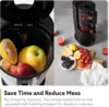 H-200 Electronic Slow Juicer Machine (Silver) - Self Feeding w Big Mouth Hopper to Fit Whole Fruits & Vegetables - Healthy 5