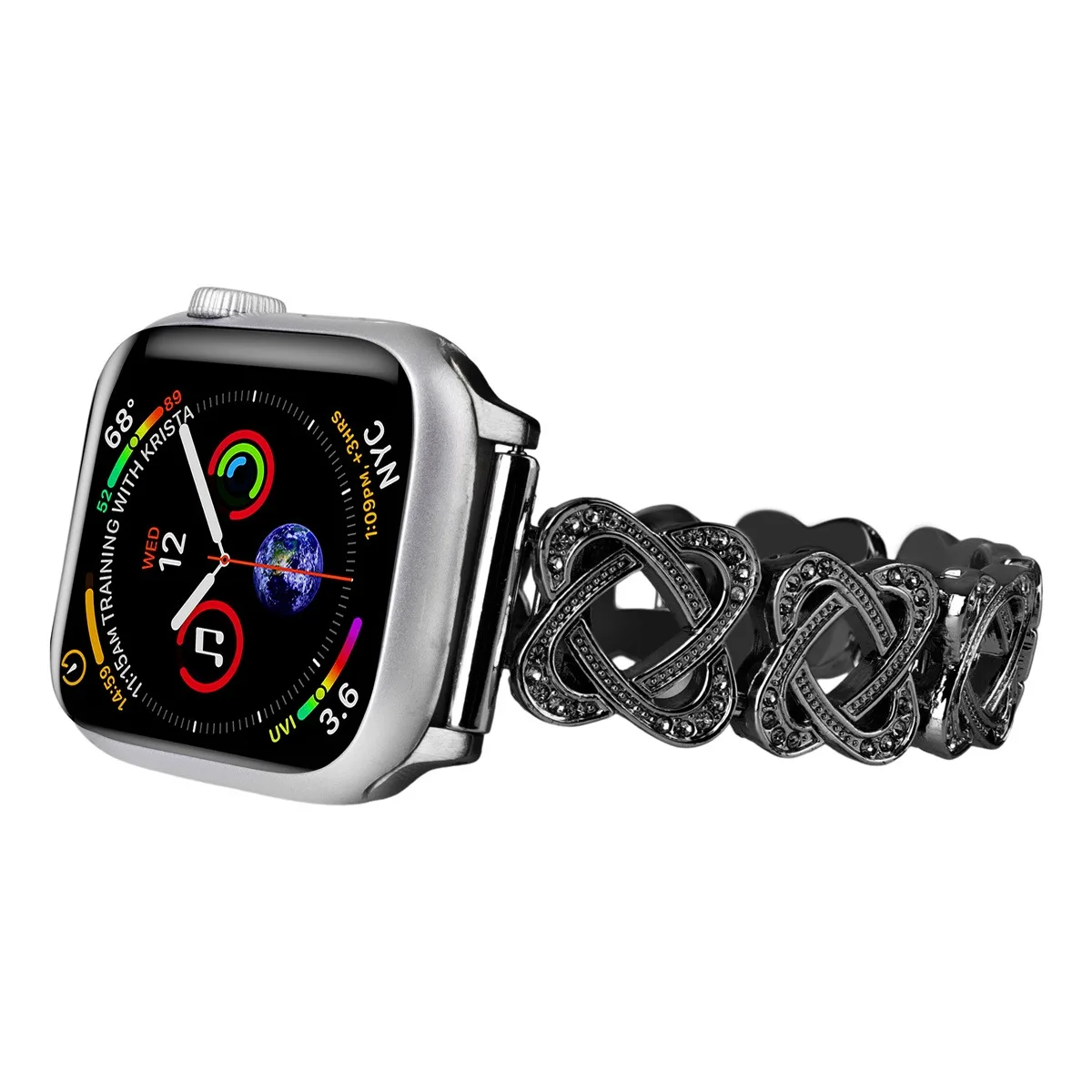 Uhrenarmband für Iwatch 42/44/45/46/49 mm 38/40/41 mm Metall-Mode-Uhrenarmband für Uhrenserie Ultra2 Serie 10/9/8/7/6/5/4/3/2/1_voghion.com