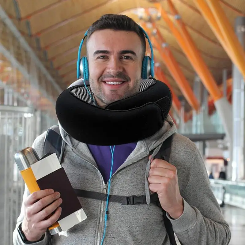 Sound-Blocking Neck Pillow - For Travel & Sleep