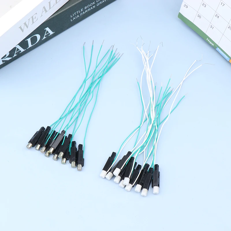 10pcs Piezoelectric Fire Wire Copper Cap Electronic Igniter Spray Lighter Stove Replacement Parts Piezoelectric Accessories