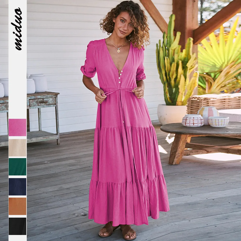 

AYYNACU4DD240121006 women's clothing winter street casual dress muslim beach dress for girls max long dresses