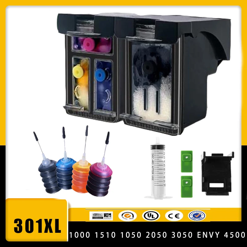 Vilaxh 301Xl 301 Cartuccia Di Stampa Per Hp 301 Cartucce Di Inchiostro Rigenerate Per Hp301Xl T2050 Deskjet 1510 1050 1510 2000 2510 3050A