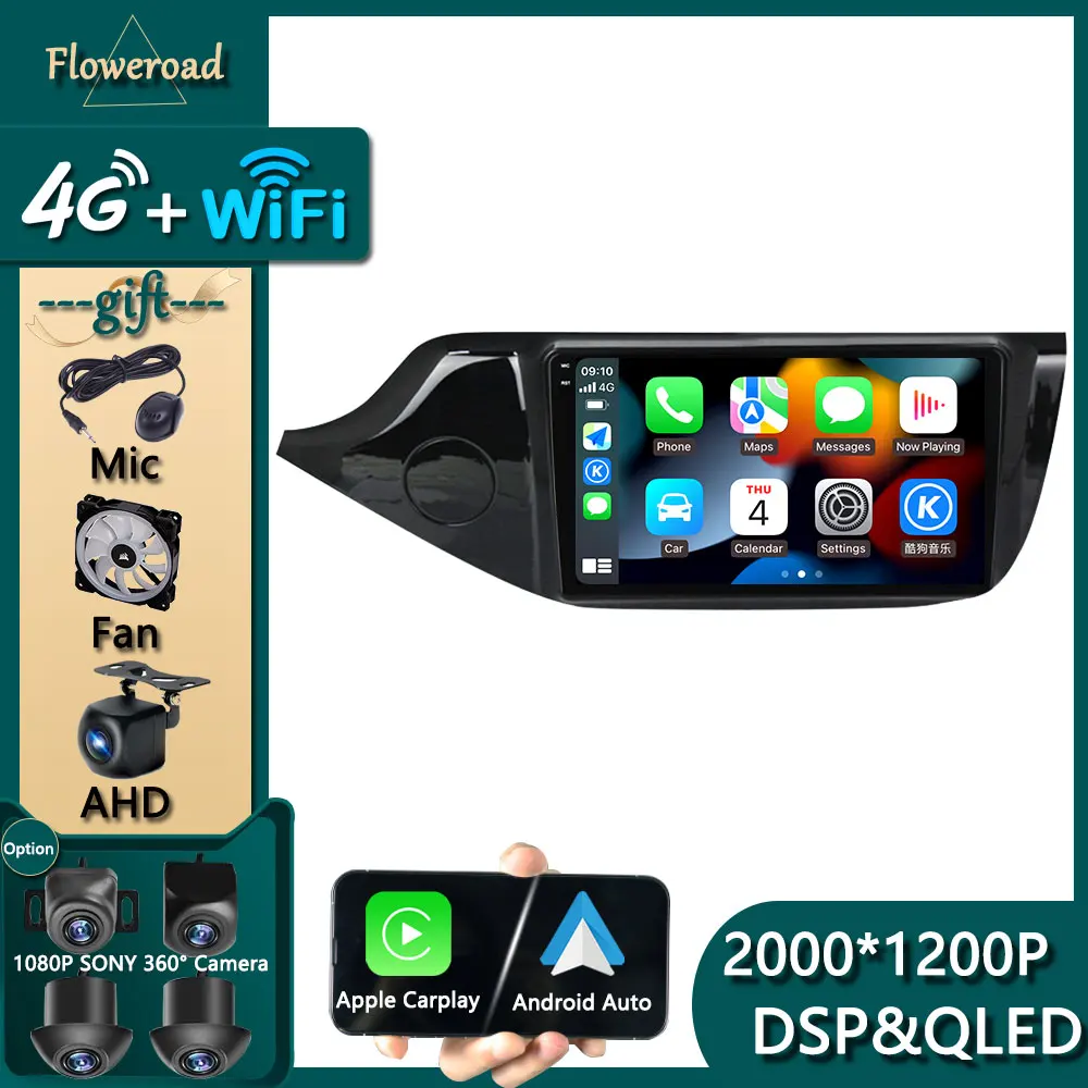 

Head Unit WIFI Android For Kia Ceed 2006 2012 - 2018 Car Video Multimedia Player Navigation GPS Stereo Monitor Carplay Autoradio