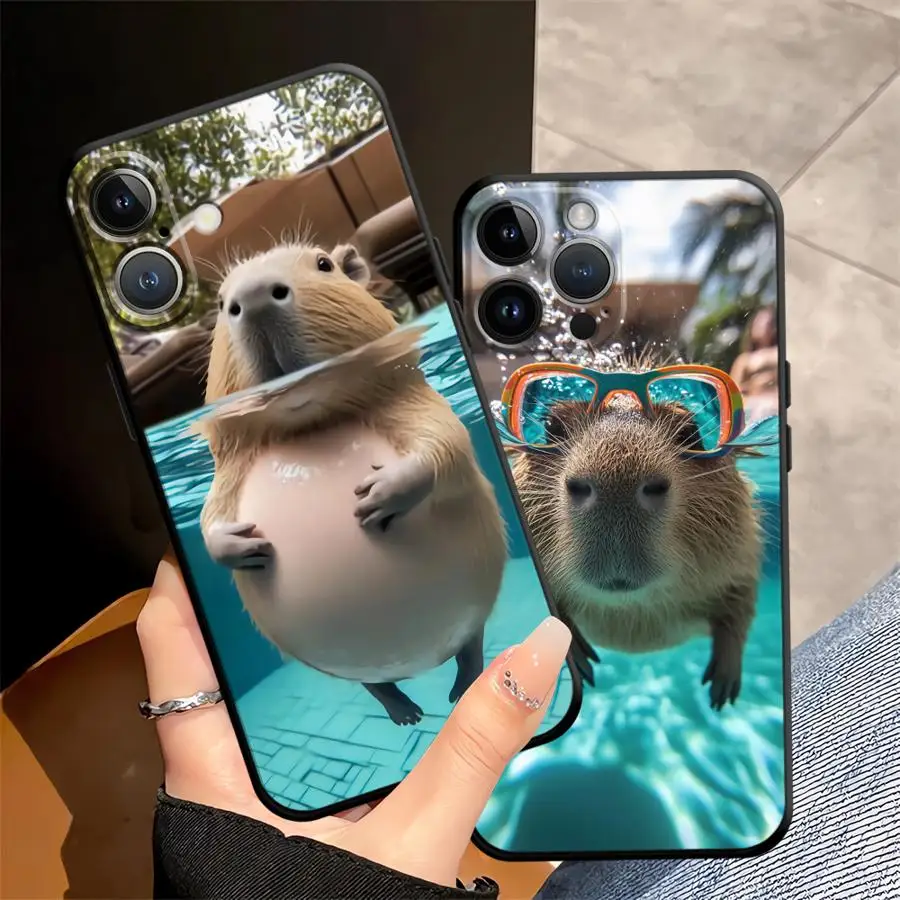 Adorable Capybara Design Phone Case