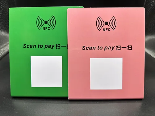 NFC 213 테이블 디스플레이 스탠드 NTG 213 칩, PVC 13.56Mhz 칩, NFC 스캔 코드, 레스토랑 카드, 개인 웹 사이트 NFC 디스플레이 카드 4