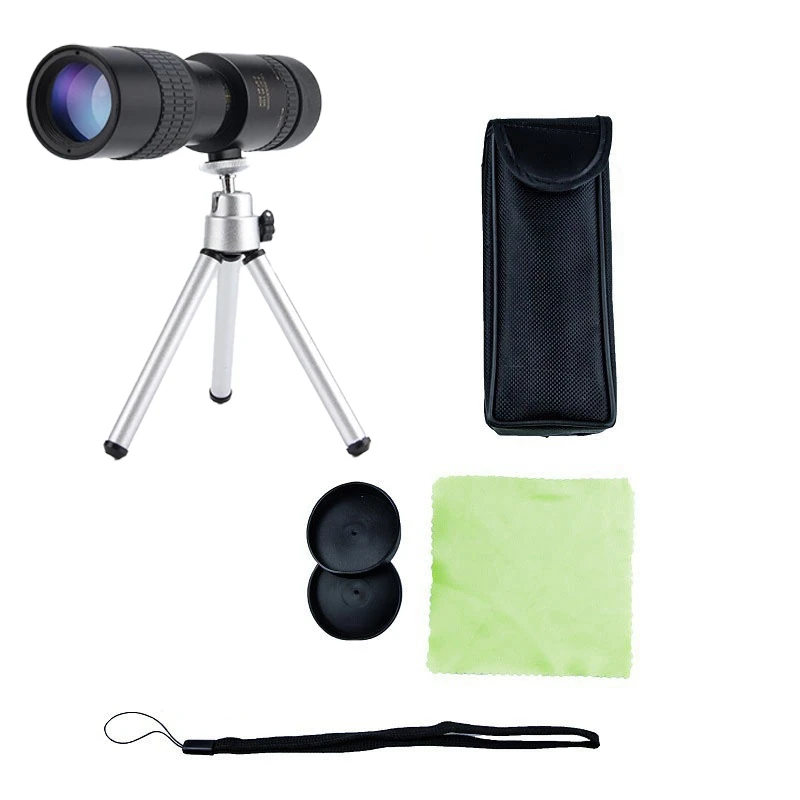 

Monocular Telescope 10-300X30 High-Definition Telescopic Zoom Mini Portable Mobile Phone Camera 205X40MM