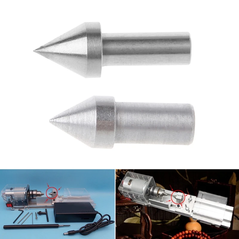 

Live Center Thimble Drill Bit For Mini Lathe Machine DIY Woodworking Accessories DropShip