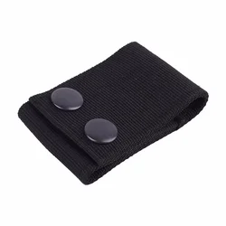 Heavy Duty Nylon Tactical Handcuff Holder with Double Snap Slide - On Design (Black)