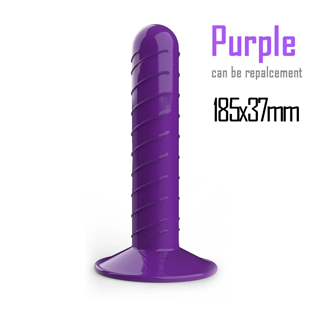 Soft Anus Plug Female TPR Penis Head Strap On Dildos