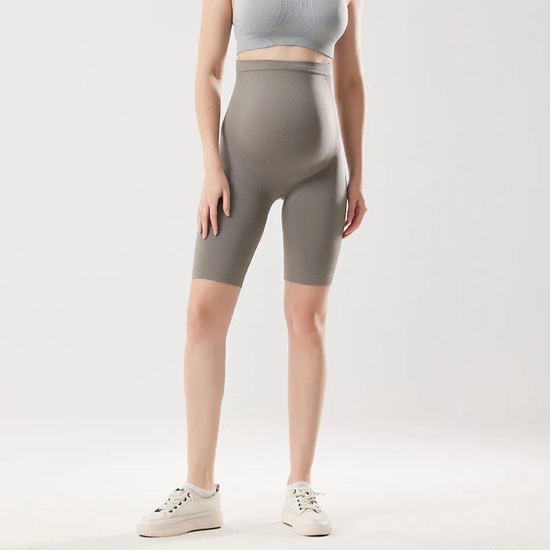 Maternity Quarter Pants Summer Comfort Safety Women's Leggings Maternity Yoga Belly Leggings Shorts Athleisure