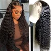 Deep Wave 13x6 HD Lace Frontal Wig Brazilian Curly Human Hair Wigs For Women Lace Front Human Hair Wig Pre Plucked 34 Inch 1