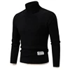Christmas Red Pullover Sweaters Men's Sweater Knitted Turtleneck 2