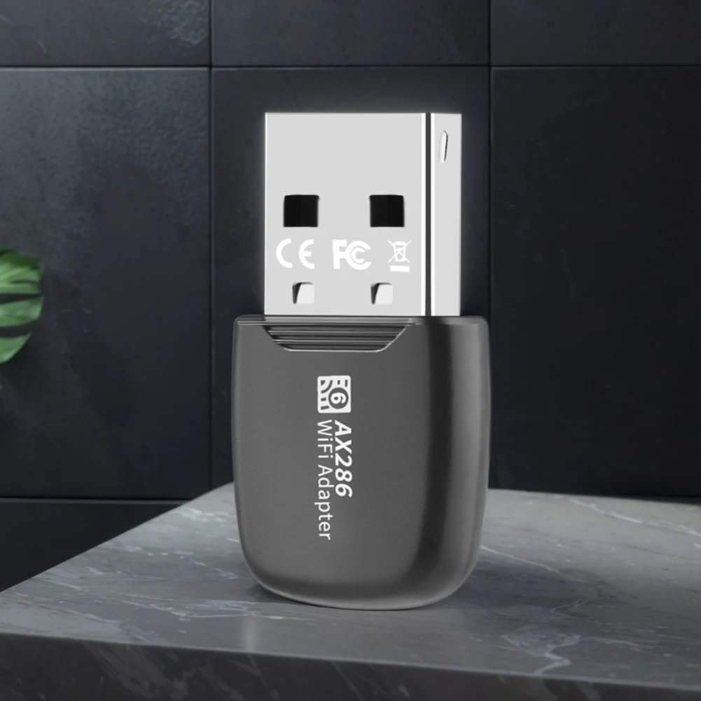 미니 USB WIFI 6 동글 미니 USB WiFi 카드 어댑터 드라이버 무료 Wi-Fi Lan 어댑터 PC/노트북 Windows7/10/11용 2.4GHz 286.8Mbps
