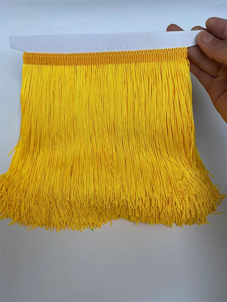 10/15/20/30cm Yard Lace Trim Tassel Fringe DIY Latin Dress Stage Clothes Accessories Decorative Tassels for Curtains Lace