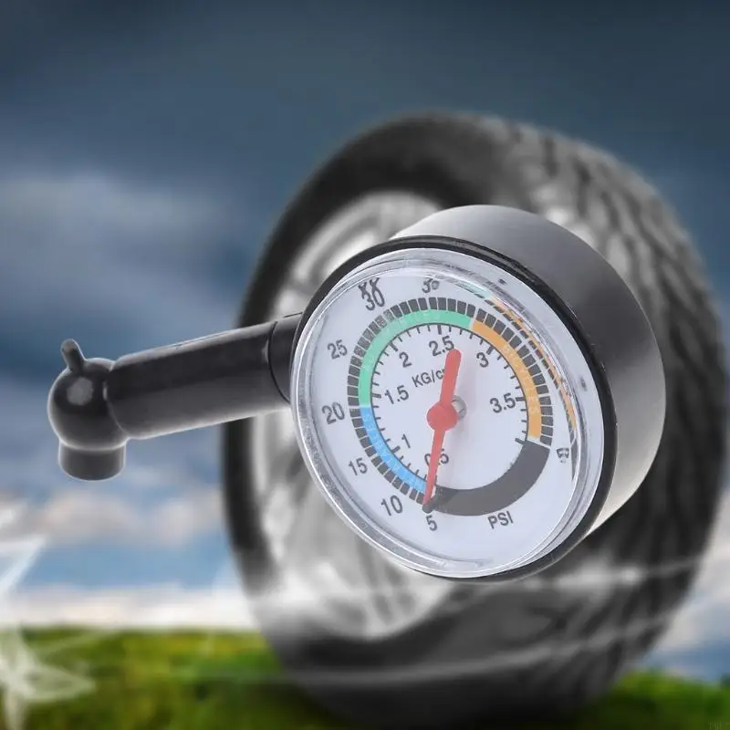 T8UC High Accuracy Vehicle Tyre Tire Air Pressure Gauge Dial Manometer Pressure Gauge for Car Truck Motorcycle