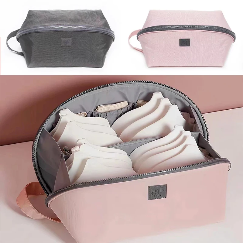 

SHHB Underwear Storage Bag Closet Wardrobe Clothes Compartment Box luggage Divider Bra Socks Separation Organizer Travel Storage