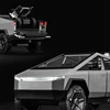 1:32 Cyber toy truck Car Model Alloy Car Die Cast Toy Car Model Sound and light Children's Toy Collectibles 2