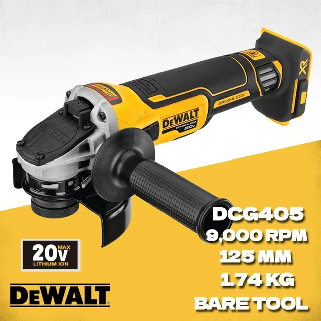 Dewalt DCG405 각도 연마기: 20V로 구동되는 뛰어난 금속 절단기