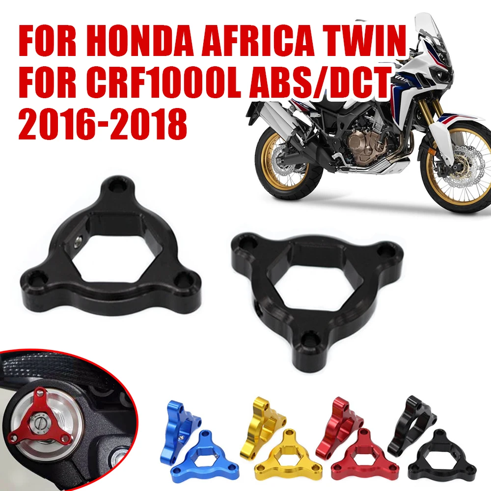 

For Honda Africa Twin CRF1000L CRF 1000 L CRF1000 Motorcycle Accessories Front Suspension Fork Preload Adjusters Cap Guard Cover