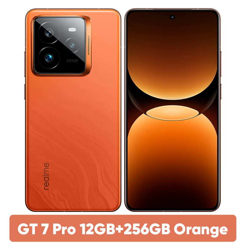 【新品】realme GT7 Pro Racing 12G/256G realme GT 7 Pro (Orange,12GB+256GB) Global Version 