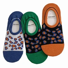 

2 Pairs New Leopard Print Cotton Ankle Socks Women Cute Low Cut Summer Short Invisible Boat Cool Socks Kawaii Lady Style Socken