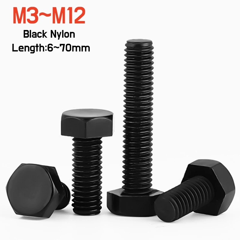 100 Vis à Métaux M3x6mm Tête Ronde Phillips – Nylon Noir – Filetage Complet – Pour Bricolage électronique – Marque Uxcell