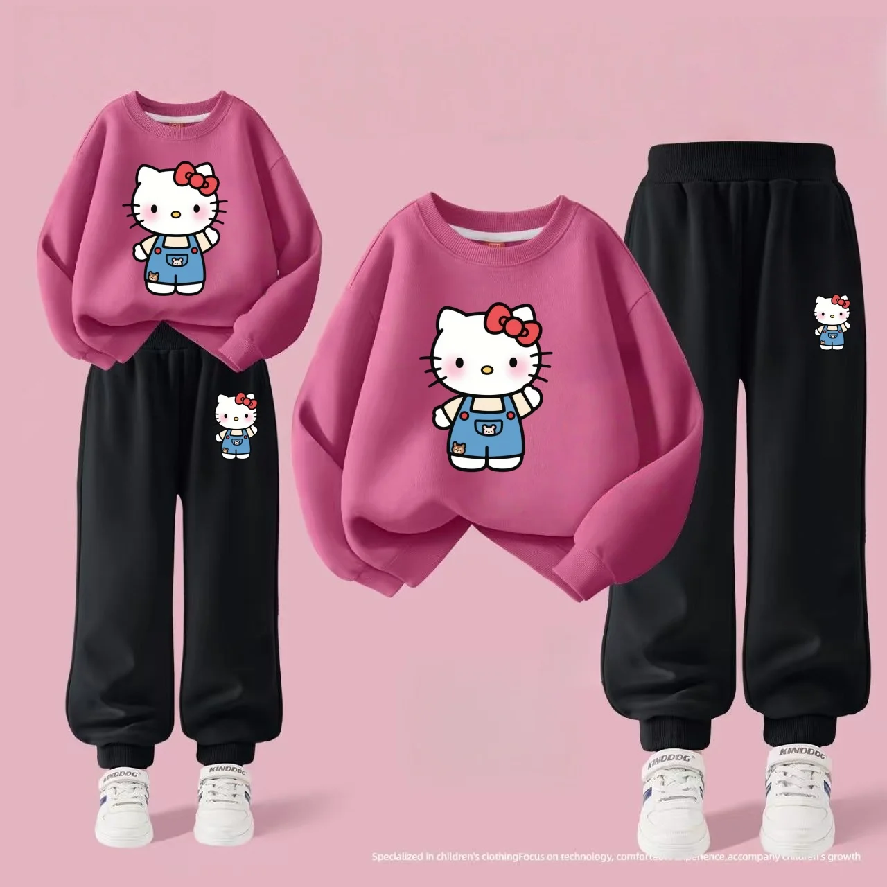 الخريف طفلة الملابس مجموعة الكرتون المطبوعة البلوز بلوزات بلوزات وسراويل أسفل 2 قطعة طفل الأطفال الصبي رياضية