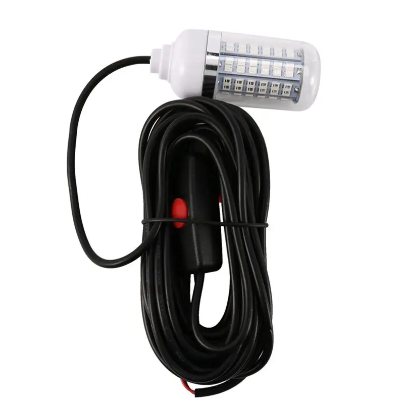 A36T-6X 12V LED 녹색 수중 낚시등 크래피 쉐드 오징어 보트 낚시등