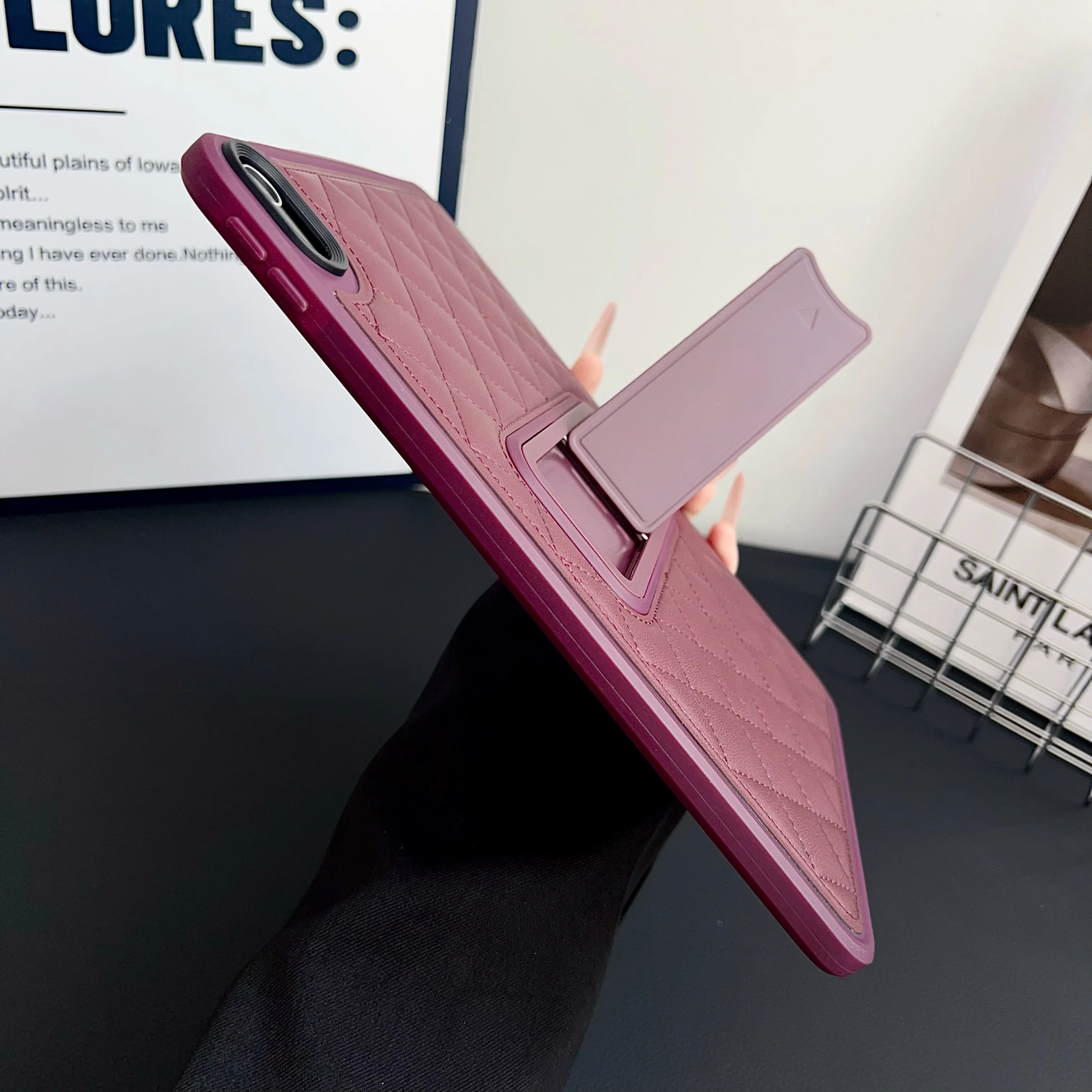 Luxury PU Leather Tablet Case with Kickstand Cover