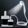 Outdoor Shower Handheld with Suction Cup Camping Shower Electric Shower for Traveling Beach Backpacking Pet Cleaning 1