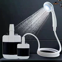 Outdoor Shower Handheld with Suction Cup Camping Shower Electric Shower for Traveling Beach Backpacking Pet Cleaning 1