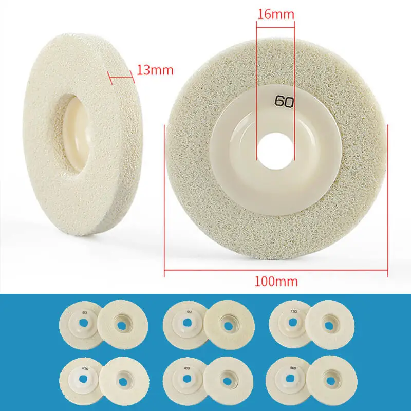 Sponge fiber polishing sheet 60-3000 Grit For stone renovation of marble/granite/quartz stone The Angle grinder grinds sheet sponge fiber polishing sheet