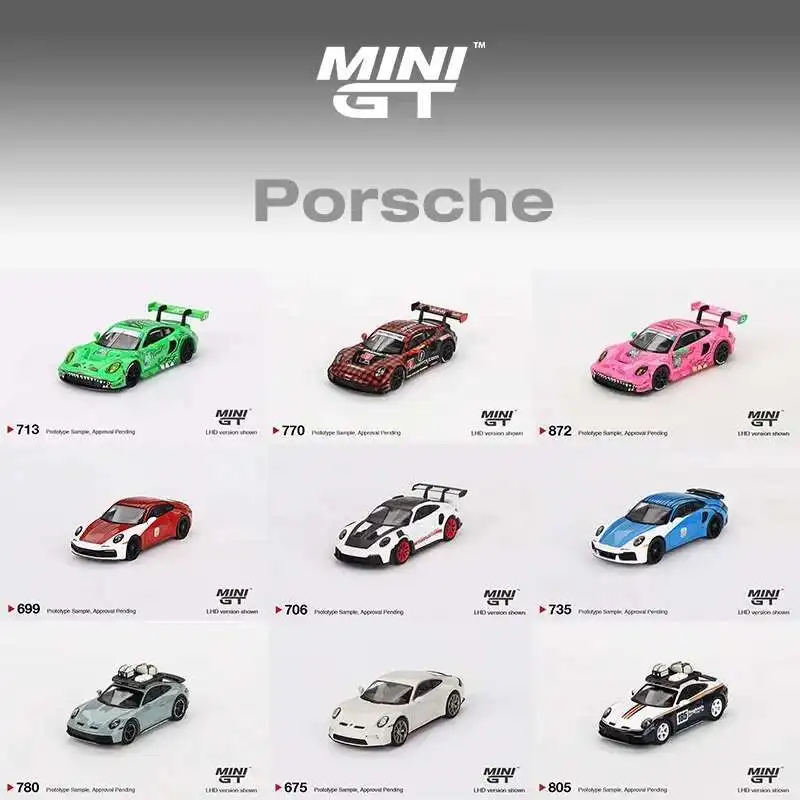 MINIGT In Stock 1:64 Porsche 911 992 GT3 RS R Daker Diecast