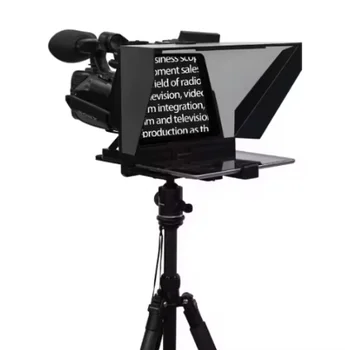Teleprompter Portatile Mini RT02 per Tablet, per Interviste all'Aperto, Discorsi e Smartphone