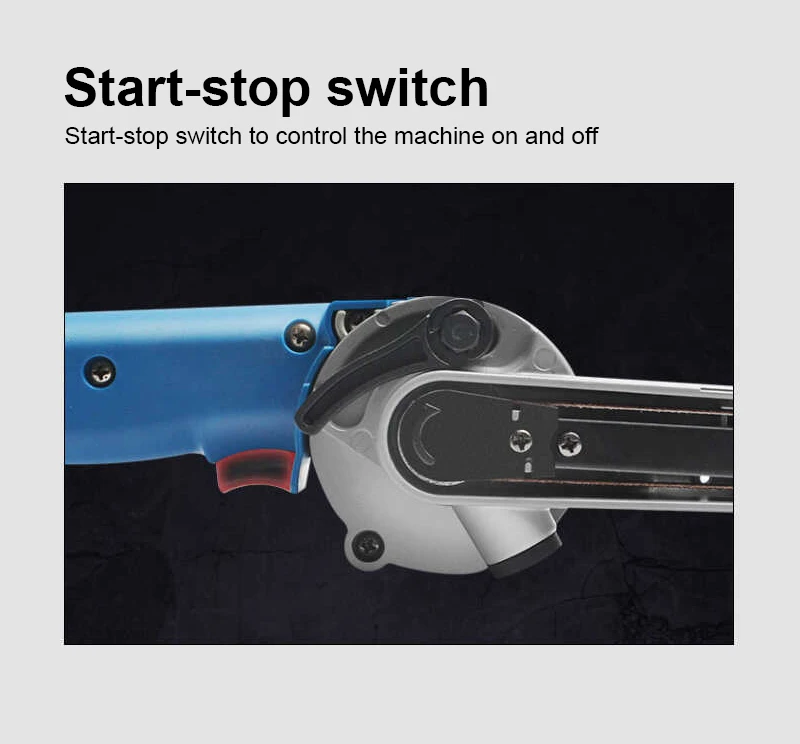 Woodworking Sander 550W High Power Belt Sander Machine 30*533mm 6 Variable Speed