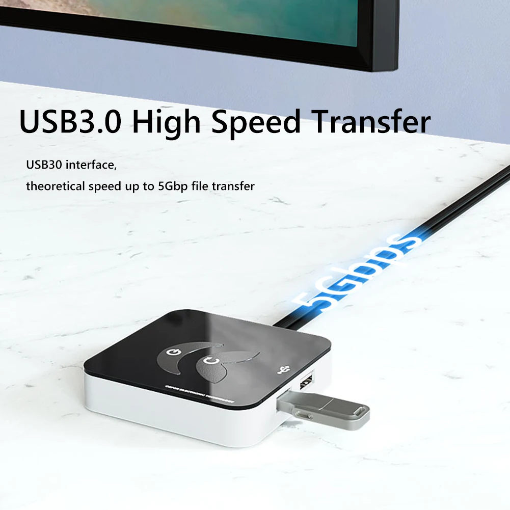 USB 3.0 2.0 온 오프 스위치 단추, 데스크탑 컴퓨터 전원 스위치, E스포츠 사무실 호텔용 범용 고속 변속기, 5Gbps