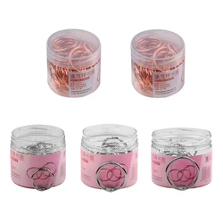 Set of 30/50 Loose Leaf Binder Rings Durable Metal Book Rings Index Card Ring for Key Ring Ring for Office Sch