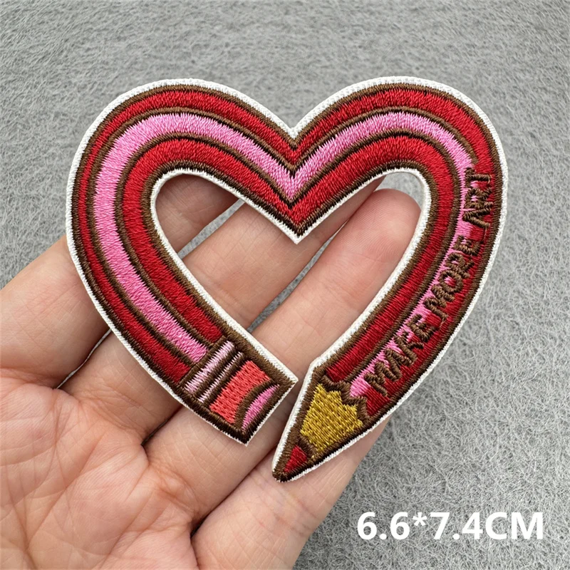 Regenbogen bestickte Patches für Kleidung Cartoon Tier schmelzbare Patch Abzeichen Eisen auf Patches für Kleidung DIY – Detail 5