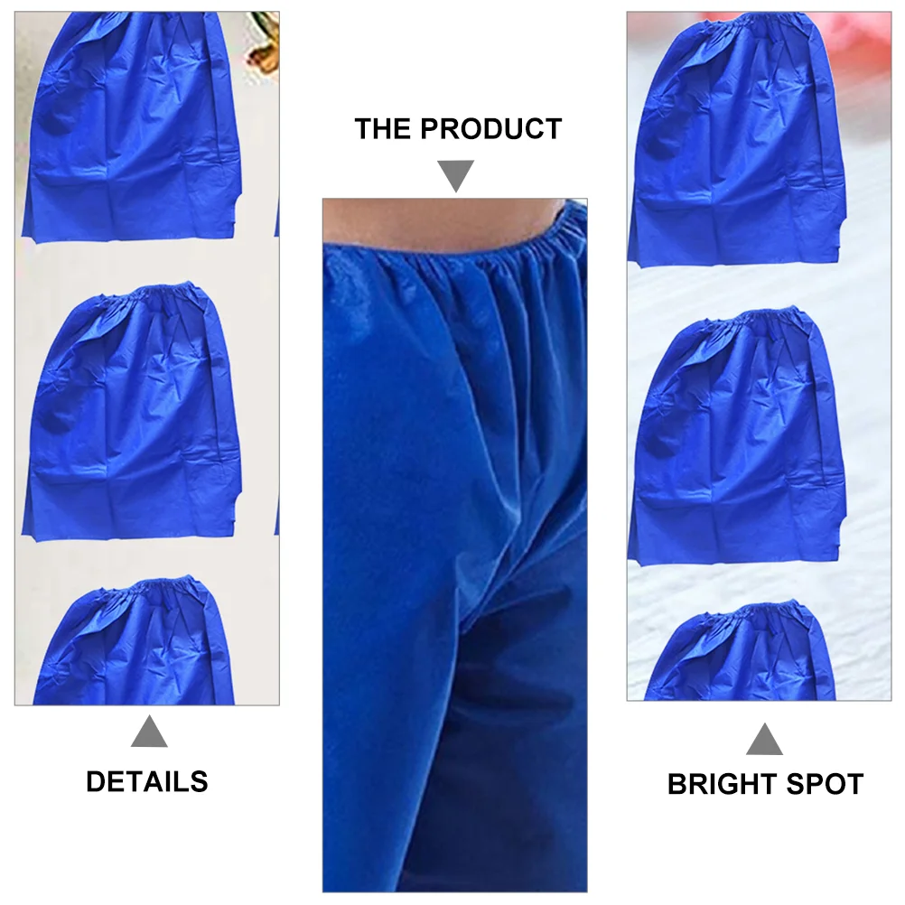 10 Pcs Mens Disposable Spa One Time Moisture-absorbing Pants Spray Non-woven Fabric Incontinence
