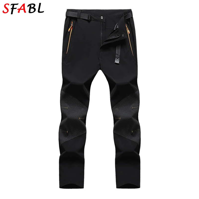 SFABL Outdoor Quick Dry Pants Men Straight Trousers Fitness Elastic  Lightweight Sweatpants Men Joggers Running Hiking Pants Male - AliExpress