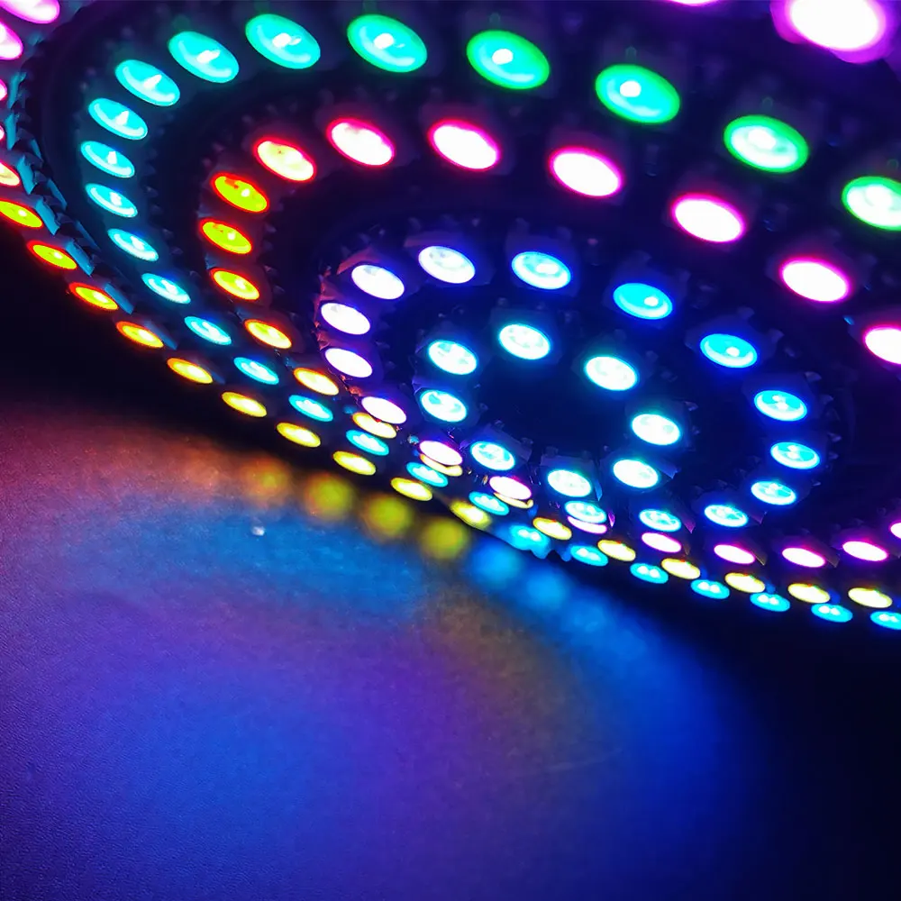 Enhanced LED Ring Light - Individually Addressable RGBIC Circle Strip