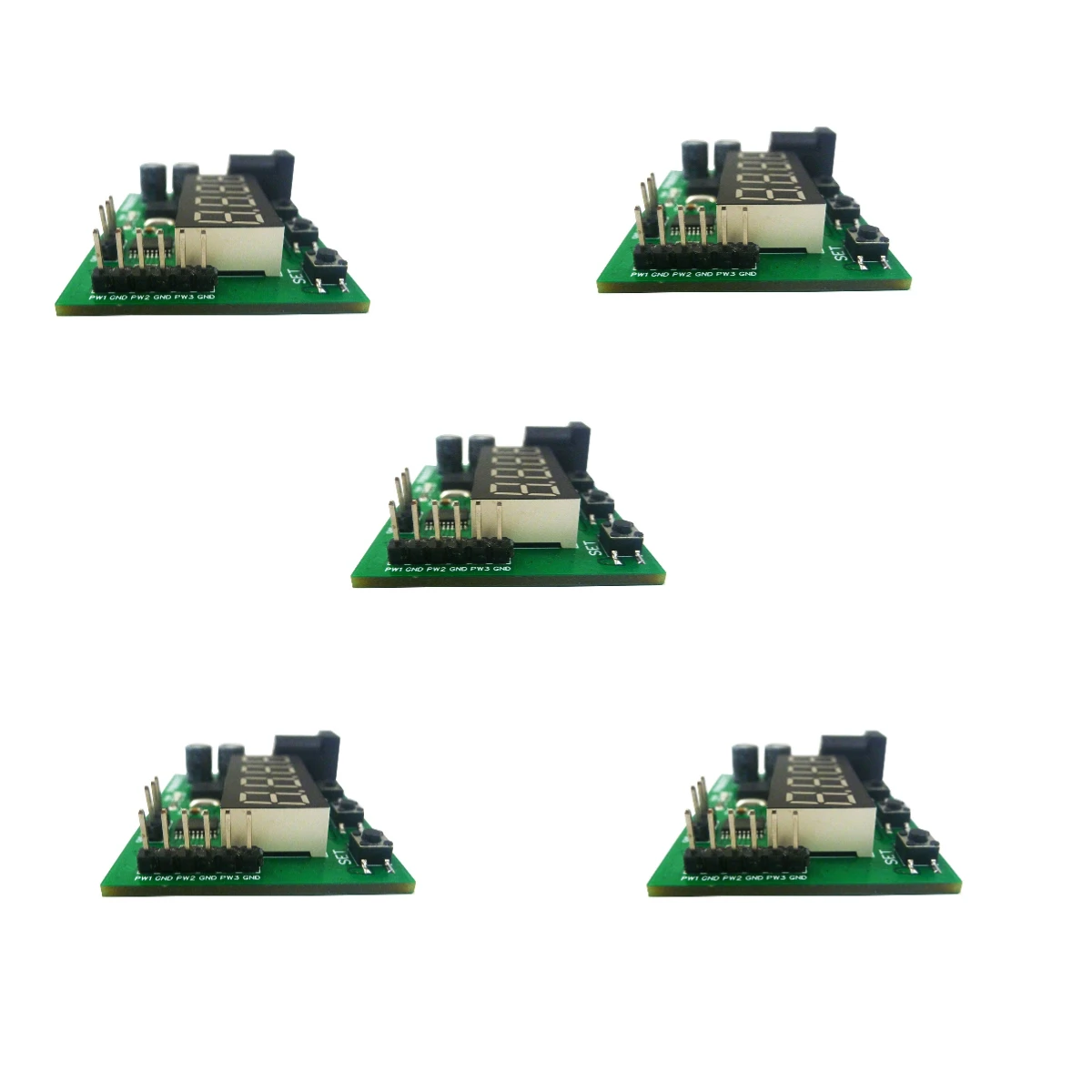 

5PCS 3Ch PWM Square Wave Pulse signal Generator 20Hz-1MHZ requency Duty Cycle Square Wave Pulse Adjustable Module DC 12V 24V