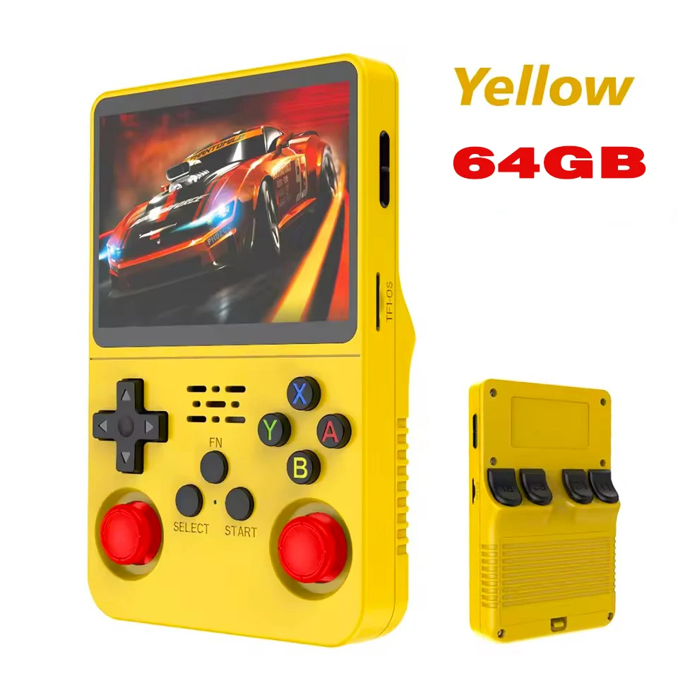 ARKOS R36S Retro Handheld Game Console 3.5″ IPS Screen 64GB/128GB